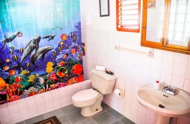 Guesthouse Casa Delfin Las Terrenas chambre salle de bain